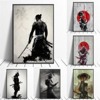 2023▣๑❇ Japanese Anime Art Geisha Swordwork Samurai Warrior Warrior Woman Posters and Prints Wall Poster Canvas Art Print Home Decor