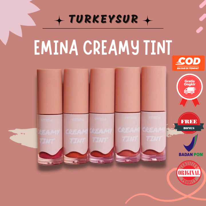 EMINA Creamy Tint Emina Liptint Lip Tint Liptin Lip Tin Creamy Emina