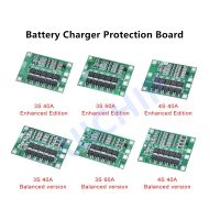 【YF】✓  3S/4S 40A 60A Battery Charger Protection Board 18650 Motor 11.1V 12.6V/14.8V 16.8V Enhance/Balance