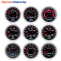 Dynoracing 2" 52mm Car boost gauge bar psi Exhaust gas temp water temp oil temp oil press Air fuel gauge voltmeter tachometer