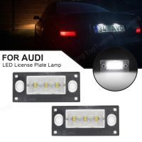 【LZ】❉✕  2x For Audi A3 S3 8L 2000-2003 A4 S4 B5LCI 1999-2001 RS4 Avant/Kombi/Sedan 2000-2002 White LED Rear Number Plate Light Lamp