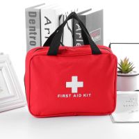 Outdoor Camping Emergency Medical Bag First Aid Kit Pouch Rescue Kit Empty Bag for Travel Survival Kit 25*18*8cm