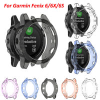 สำหรับGarmin Fenix 6S/6/6X Plus Pro Case,ซิลิโคนTPUสำหรับGarmin Fenix 6X Pro/Fenix 6 Proพลังงานแสงอาทิตย์/Fenix 6Sสมาร์ทวอท์ช