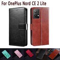 [Electronic film] กระเป๋าสตางค์ CPH2409สำหรับ OnePlus Nord CE 2 Lite กรณีพลิกหนังป้องกัน Etui Book CE2กระเป๋า