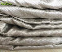 50cm*145cm Silver Fiber EMF/RFID/EMI/RF Blocking Radiowave/Microwave Shielding Fabric Faraday Earthing/Grounding