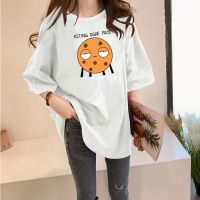 2033 Plus Size M-5XL Loose Tshirt  Perempuan Tops Lengan Pendek Murah Wanita Clothes