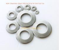 Kualitas Tinggi 304 Stainless Steel M3/4/5/6/8/10/12/16 gigi Melengkung Pelana Gasket Anti Skid Slip Kerucut Semi Mesin Cuci Kunci