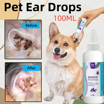 Fungal ear clearance drops for dogs