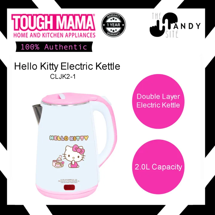 Tough Mama Original 2.0L Fast Boil Hello Kitty Electric Kettle Water