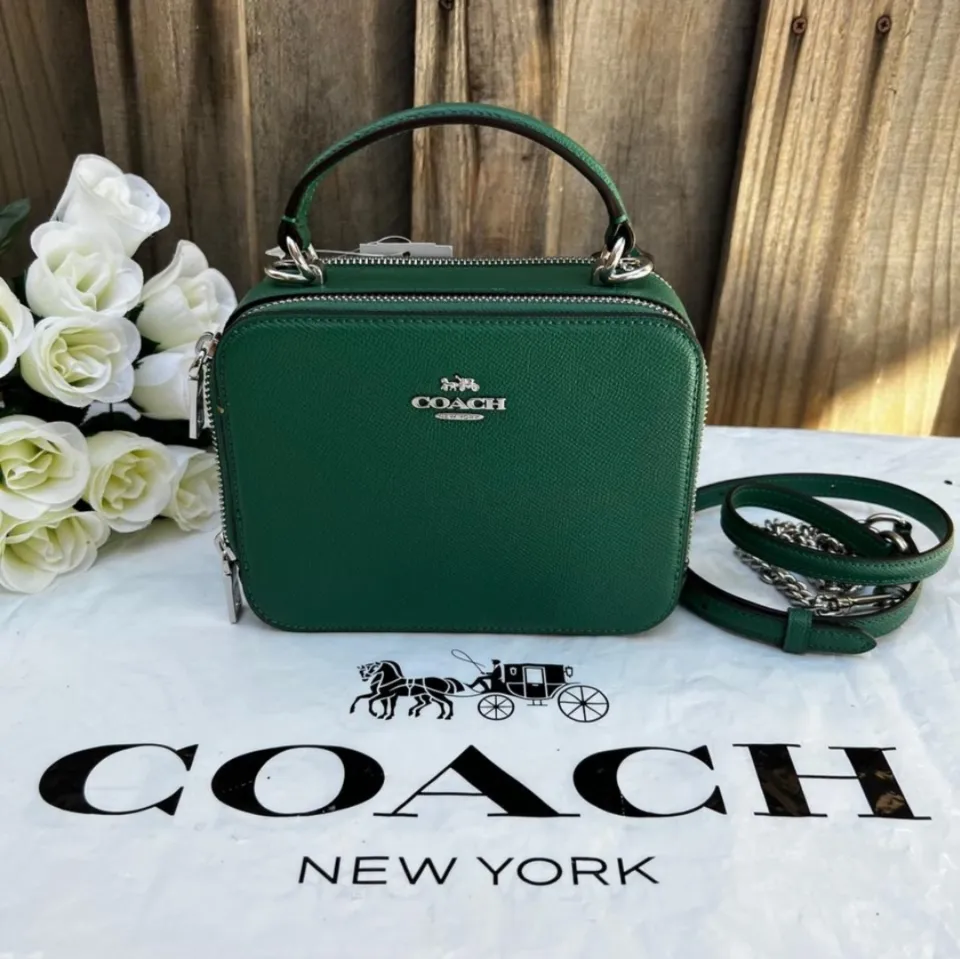 COACH Box Crossbody Bag in Green