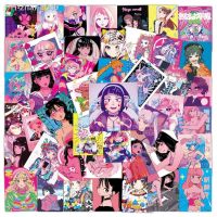 50pcs Sexy Kawaii Girl Stickers For Notebooks Laptop Adesivos Craft Supplies Scrapbooking Material Vintage Stickers Aesthetic