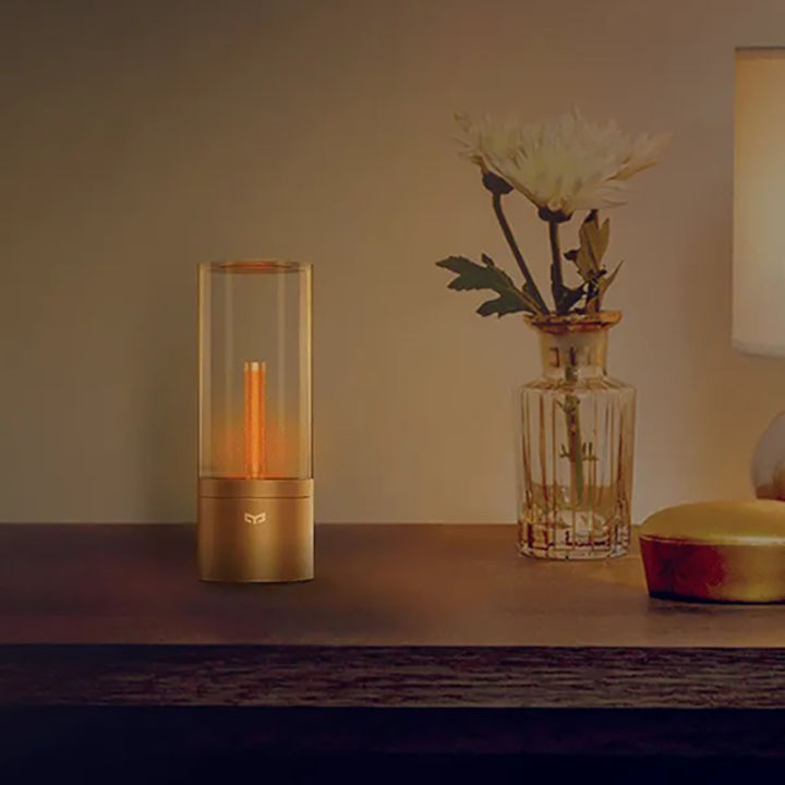 yeelight-สามารถเติมเงินได้แสงเทียนสีเหลือง-nightstand-โคมไฟสำหรับห้องนอนห้องนั่งเล่นออกเดทออกเดทบรรยากาศแสงหรี่แสงได้