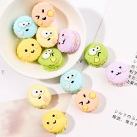 ❆♧❁ Macaroon Cookie Cake Fridge Magnet Cute Smiling Face Message Post Home Decoration