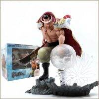 24ซม. อะนิเมะ One-Piece สีขาวเคราโจรสลัด Edward Newgate Battle รุ่น Broadsword ตุ๊กตาแอคชั่น PVC โมเดลของเล่น