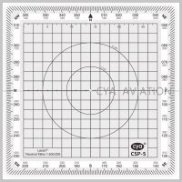 Square Command Drawing Ruler Aviation Density Ruler CSP-5 Direction Coordinate Drawing Ruler