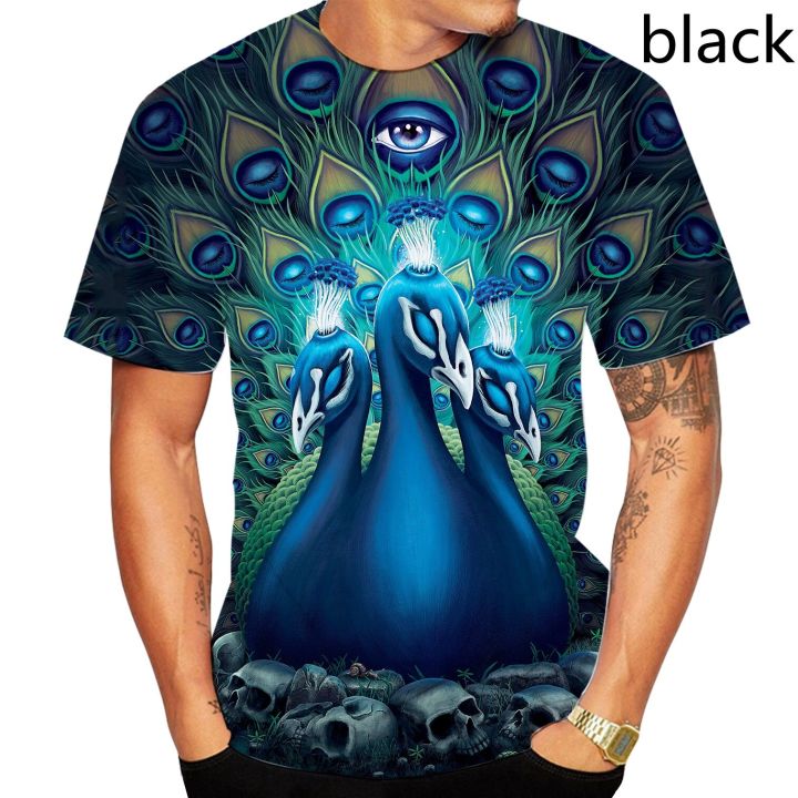 2021 Fashion Women Men S 3D Printed Peacock Feathers Casual T Shirts   77717535fc70913e44f8c93823e83e05  720x720q80 