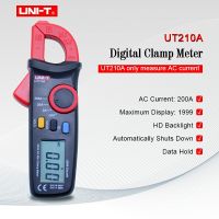 2021Mini Digital Clamp Meters ACDC Current Voltage UNI-T UT210 series True RMS Auto Range VFC Capacitance Non Contact Multimeter