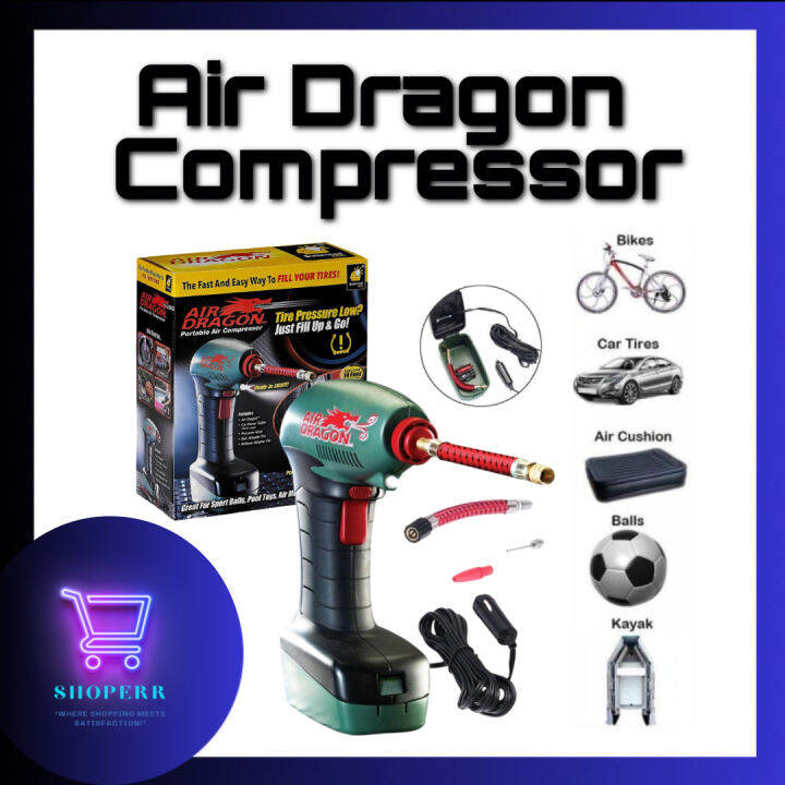 Air Dragon portable Air Compressor Auto Tire Inflator Lazada PH