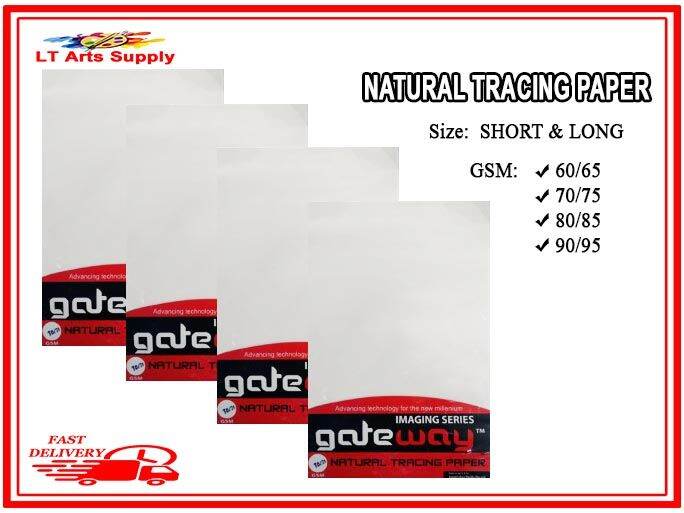 LT ARTS SUPPLY Gateway Imaging Series natural Tracing Paper Size Short
