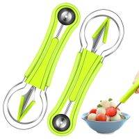 4 in 1 Melon Cutter Scoop Fruit Carving Knife Watermelon Slicer Fruit Platter Cutter Dig Pulp Separator Kitchen Gadgets Acces Graters  Peelers Slicers