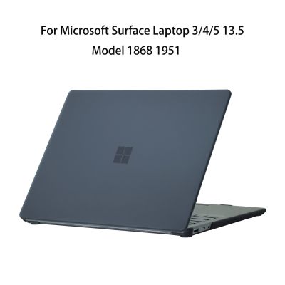 เคสแล็ปท็อปสำหรับ Microsoft Sur Laptop 3/4/5รุ่น13.5 1868 1951 2019 2021 2022เคสห่อหุ้มเคสระบายความร้อนใส