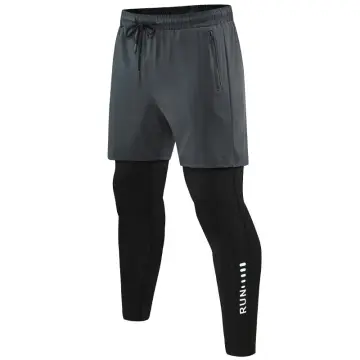 Decathlon Running Lightweight Tights Pants Men (2 Pockets