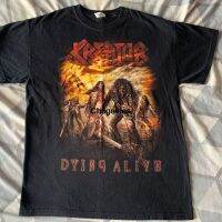 2023 NewKreator เสื้อขนาดกลางตายมีชีวิตอยู่2013บนทั่ง (Overkill อพยพ Anthrax นิวเคลียร์โจมตีขนาดใหญ่วินเทจ)