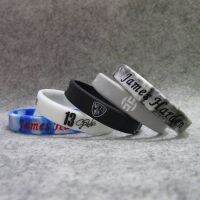 NBA baller band NETS basketball star 13 James Harden celet silicone sports wristband for fans