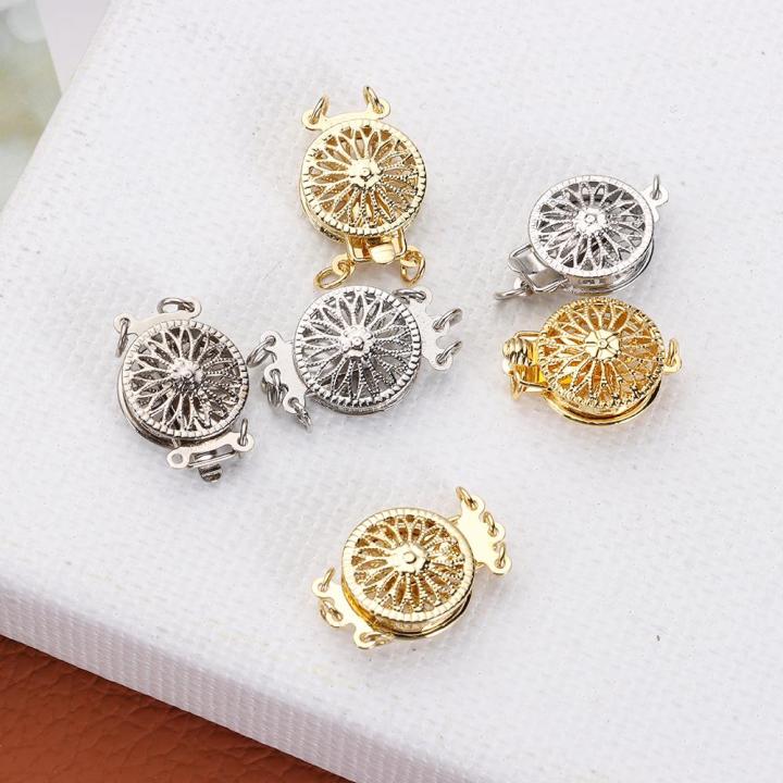 WRAPPERSTORE19E3 Easy to Use Gold Color Jewelry DIY Findings with Lobster  Layered Necklace Clasps Necklace Layering Clasp Multiple Bracelet Lock  Connectors