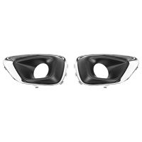 1 Pair for 2014-2017 Jeep Compass Front Left Right Side Fog Light Lamp Bezel 68213205AA 68213204AA