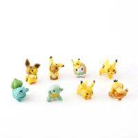 ตุ๊กตาต่อสู้เด็ก8ชิ้น/เซ็ตกระเป๋าเก็บสัตว์เลี้ยงโปเกมอนปิกาจู
