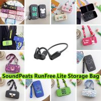 READY STOCK! For SoundPeats RunFree Lite Bone Conduction Headphones Case Trendy Cartoon Series for SoundPeats RunFree Lite Portable Storage Bag Carry Box Pouch