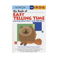 Kumon math skills my book of easy telling time for children aged 4-6