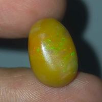 พลอย โอปอล เอธิโอเปีย ธรรมชาติ แท้ ( Natural Opal Ethiopia ) หนัก 4.47 กะรัต