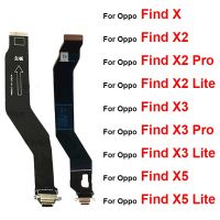 พอร์ตชาร์จ USB Dock Flex Cable สําหรับ Oppo Find X X2 X3 X5 Pro X2Lite X3Lite USB Charger Connector Board Flex Ribbon Parts