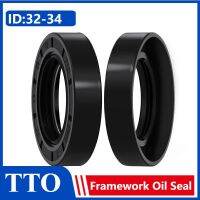 【hot】♂  rubber skeleton oil seal FB/TC 32 33 34x40 42 44 45 48 50 54 56 60x7 10 12 NBR double lip for rotating shaft