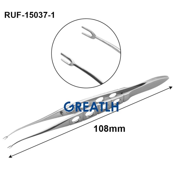 titanium-stainless-steel-lasik-retreatment-forceps-eyelid-forceps-with-two-teeth-ophthalmic-instrument