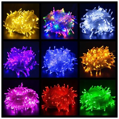 Led Fairy String Lights Garlands Christmas Tree Decorations for Home Garden Wedding Party Outdoor Indoor Decor New Year Gifts