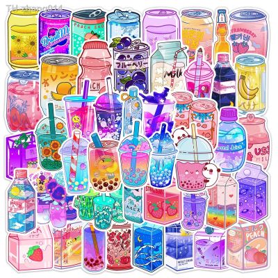 10/25/50pcs Cute Kawaii Ins Style Drink Stickers Graffiti for Travel Luggage Water Bottle Fridge Phone Laptop Scrapbook Kids Toy