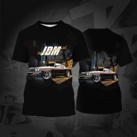 Japan Mens Ae86 Car T-shirt Oversized Jdm T Shirt Clothes Casual Short-Sleeved 2023 Auto Mechanic Streetwear Japanese TopsTees