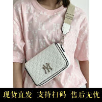 Mlb Full-Label Embossed Pu Camera Bag Ny Yankees Flap Small Square Bag Trendy Brand For Women Shoulder Bag