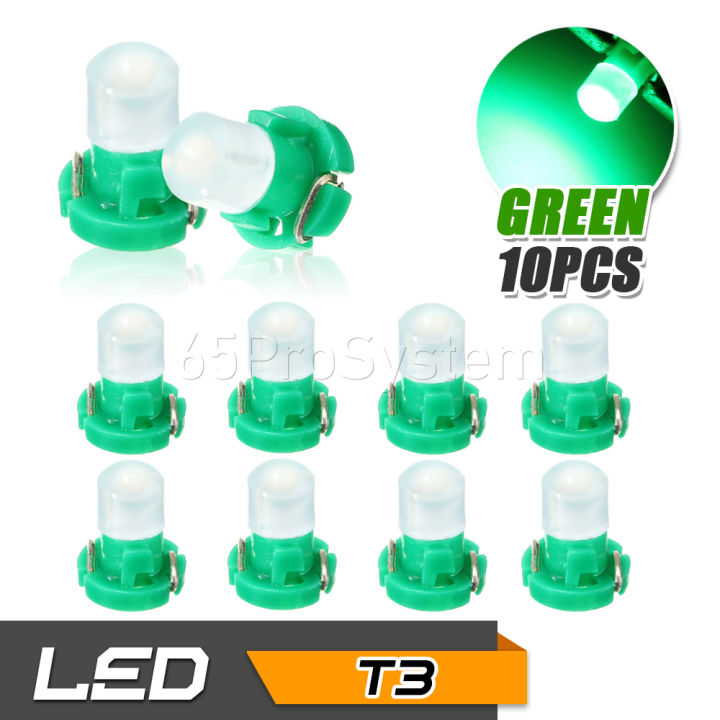 65infinite-แพ๊ค-10-cob-led-t3-สีเขียว-10-x-t3-1smd-led-มาตรวัดความเร็ว-ไฟเรือนไมล์-ไฟปุ่มกด-ไฟสวิทช์-speedometer-instrument-gauge-cluster-dash-light-bulbs-สี-เขียว-green