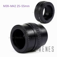 Venes M39เลนส์เพื่อ M42กล้องปรับโฟกัสได้ Helicoid อแดปเตอร์วงแหวน25 55Mm ขยายมาโคร M39 M42