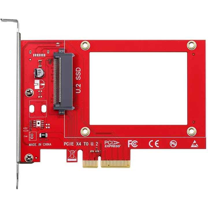 U.2 (SFF8639) Adapter,U.2 to PCIe NVMe SSD Adapter Card Lazada.co.th