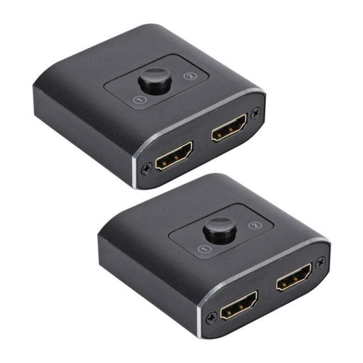 Mini Displayport Splitter Converter Hub 2 in 1 Out Universal Dual Monitor Display Adapter