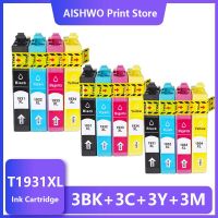 ASW Compatible Ink cartridges For Epson T1931 T1932 T1933 T1934 Workforce WF-2521 WF-2531NF WF-2541 Inkjet printers Ink Cartridges