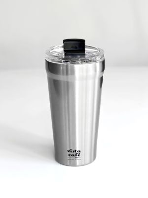 แก้ว Trudeau Tumbler Stainless Steel 16oz แก้วสเตนเลส 2 ชั้น อย่างดี แบรนด์ Trudeau  by Vista Cafe