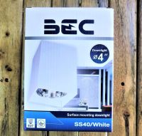 โคมไฟดาวน์ไลท์ BEC SS40/WHITE เหล็ก 4" เหลี่ยม สีขาว 1 ตัว