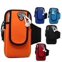 Sport Armband Running Flip Bag Case for iPhone Samsung Universal Smartphone Mobile Phone Earphone Holes Keys Arm Bags Pouch
