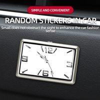 ✘❡ Mini Car Clock Dashboard Digital Watch Mechanics Quartz Clocks Stick-On Auto Ornament Fashion Luminous Car Interior Accessories